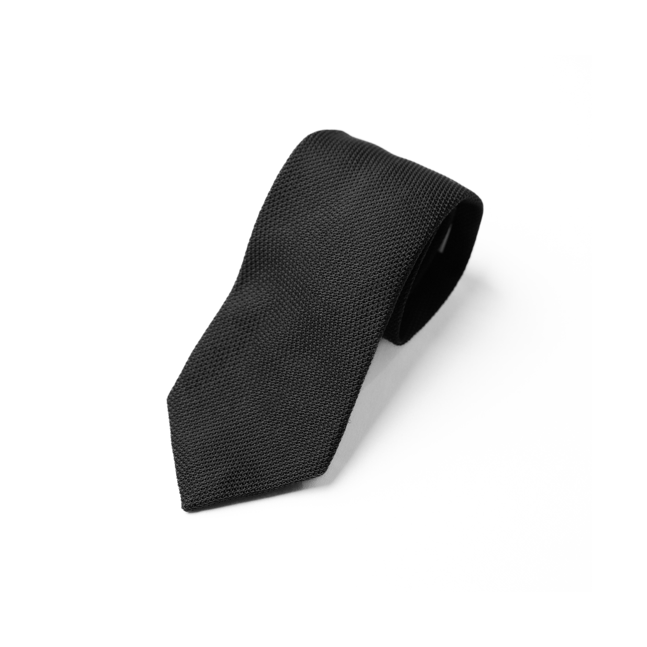 Garza Fina Grenadine Tie in Black