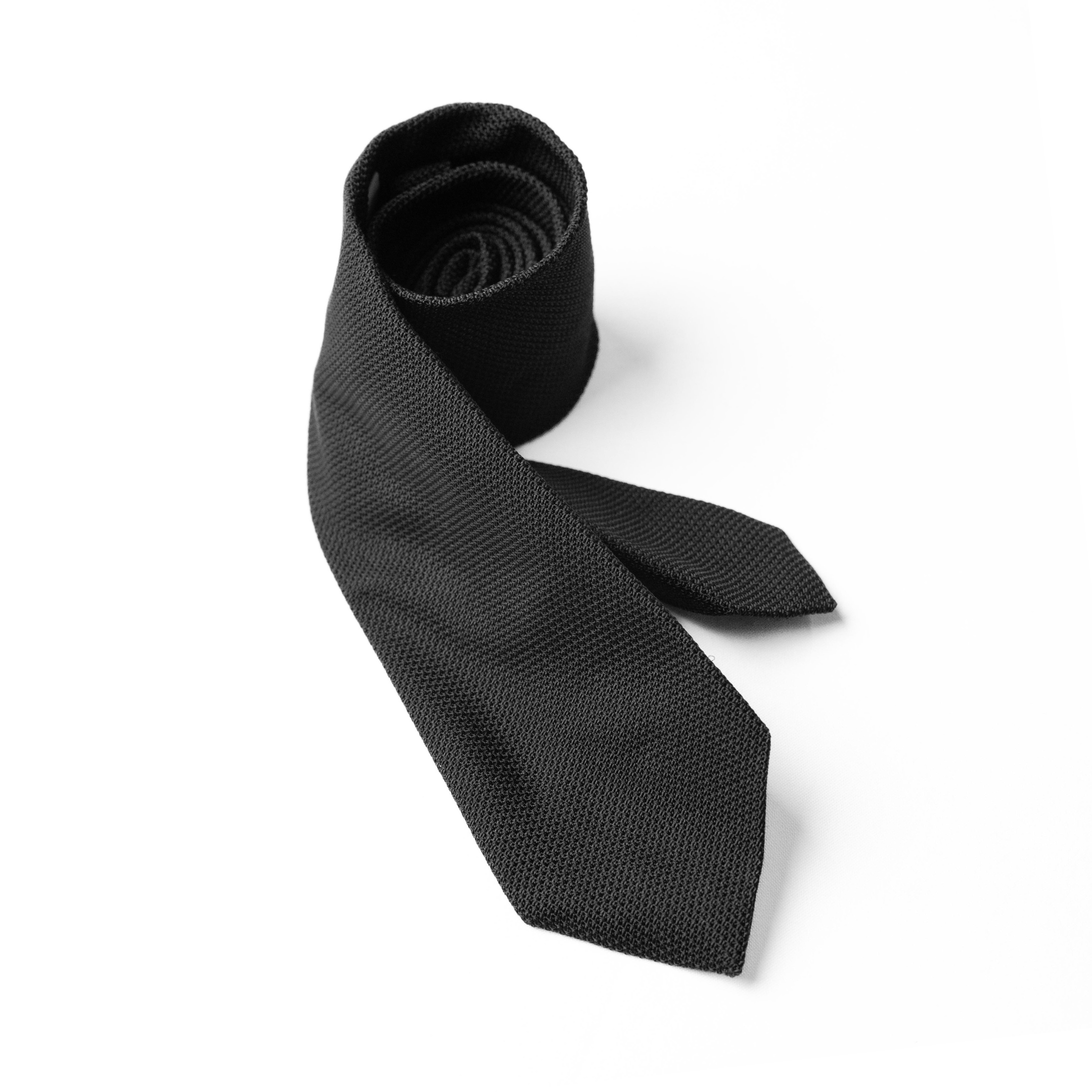 Garza Fina Grenadine Tie in Black