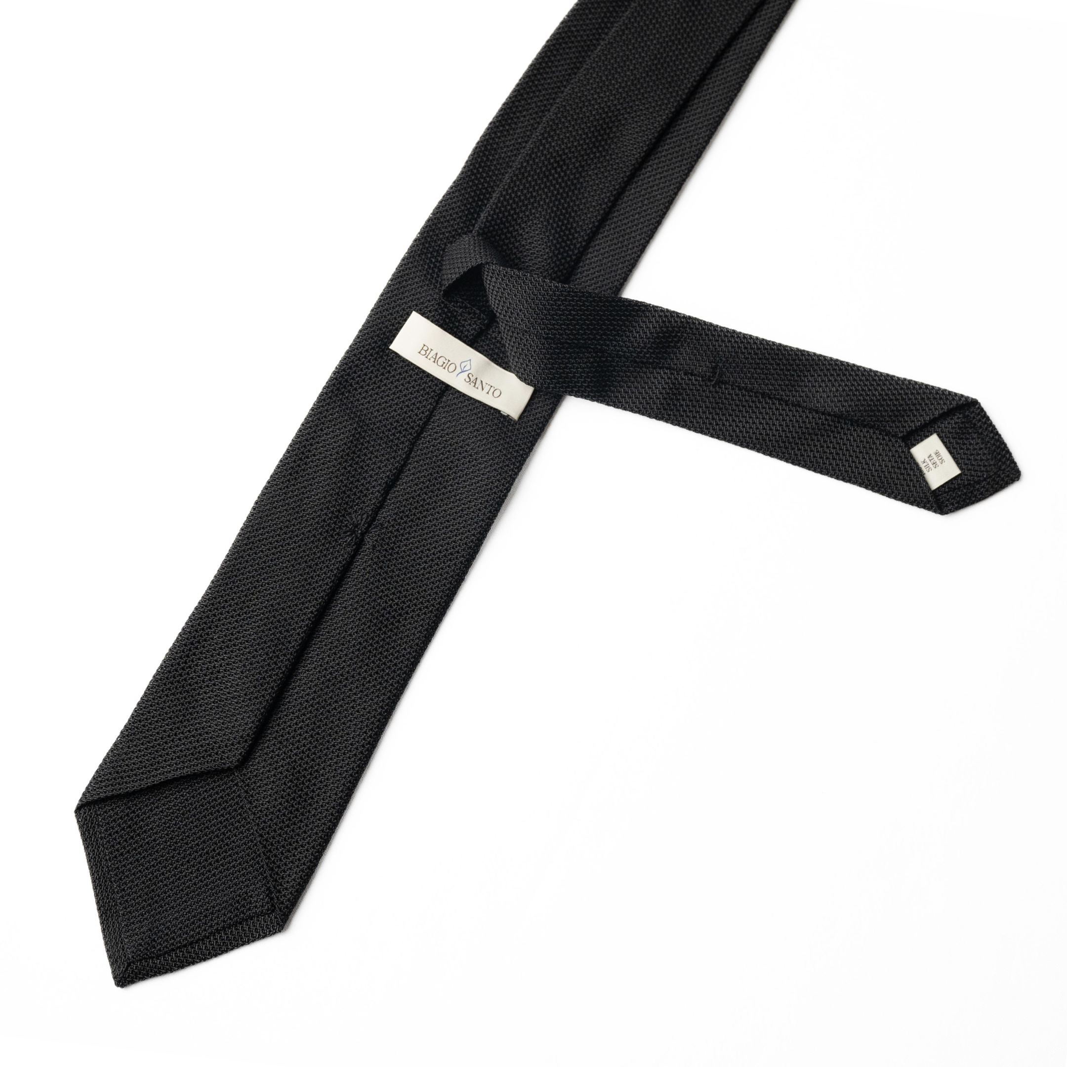 Garza Fina Grenadine Tie in Black