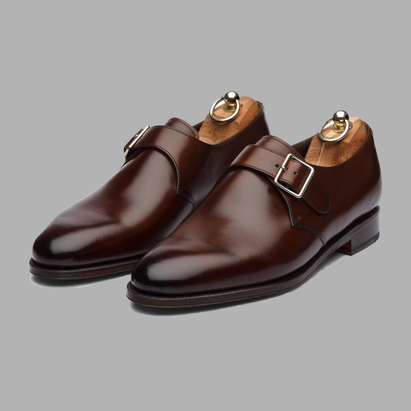 Single Monk in Brown Calf Leather