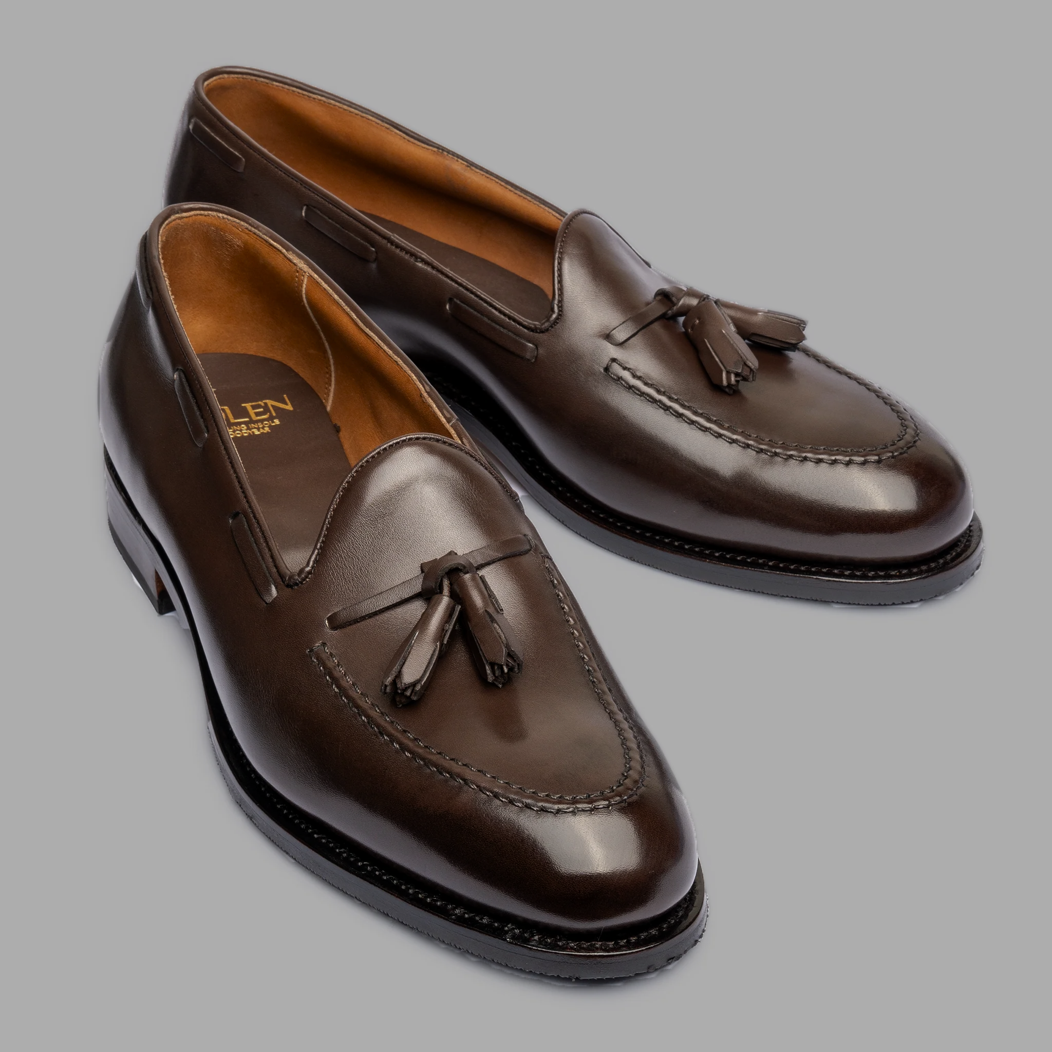 Ivy Loafer in Bitter Choco Calf Leather