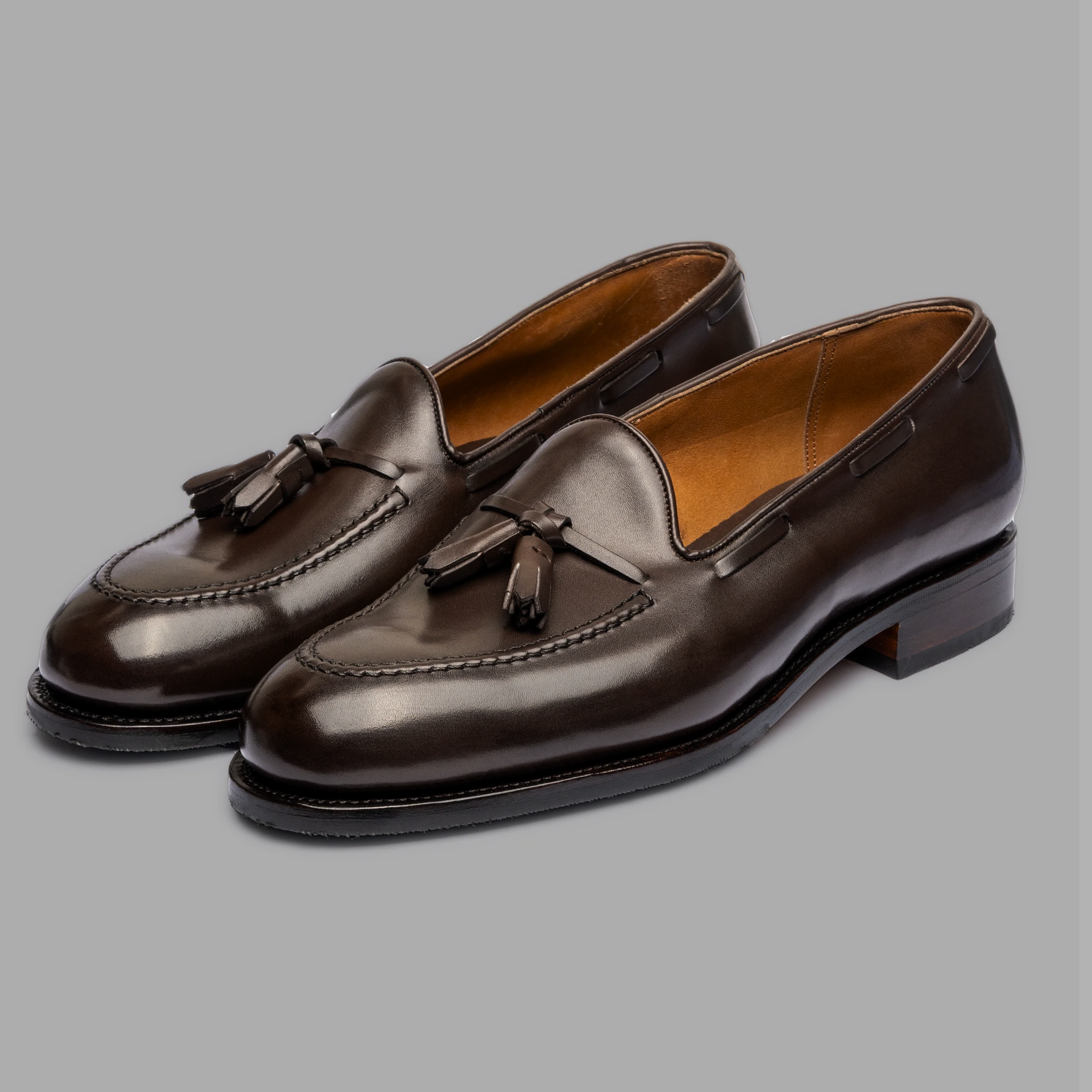Ivy Loafer in Bitter Choco Calf Leather