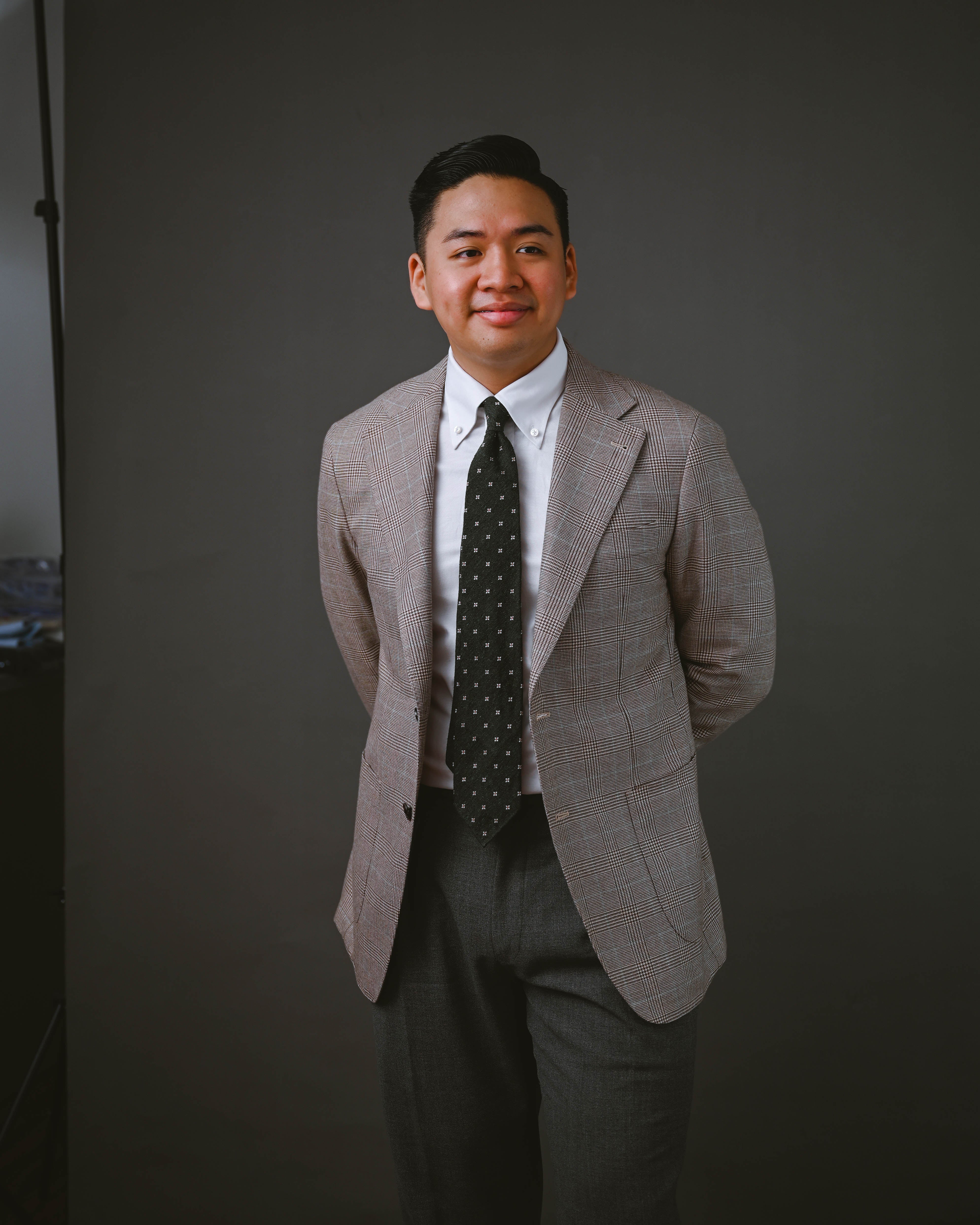 Beige Glenn Checks with Blue Over Checks Wool Sports Jacket | Adriano Model