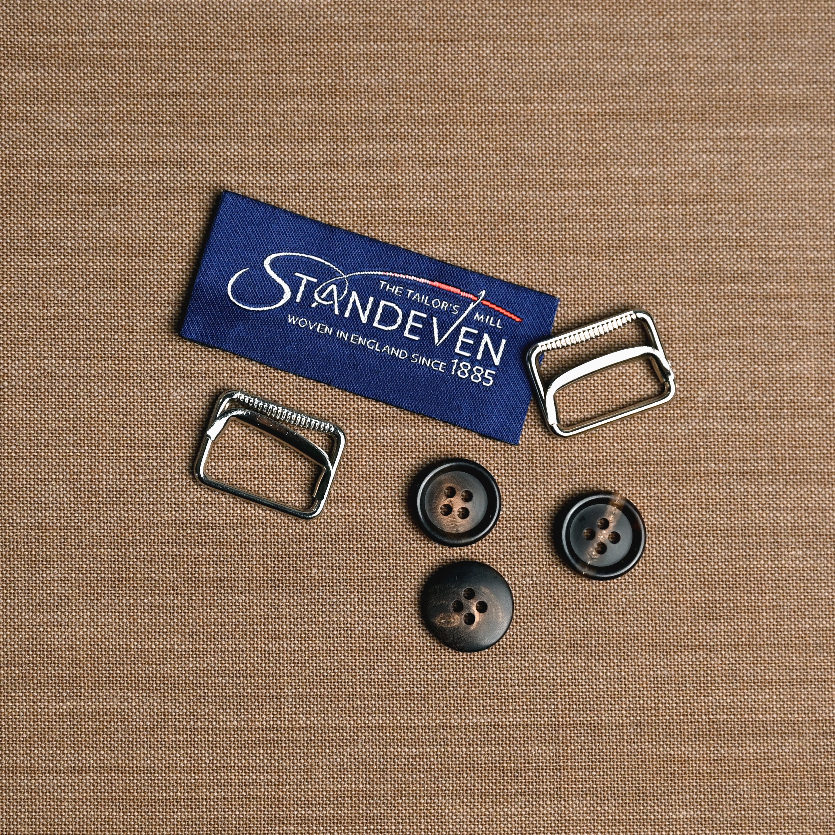 Light Brown Standeven Explorer 100% Wool Trousering Fabric