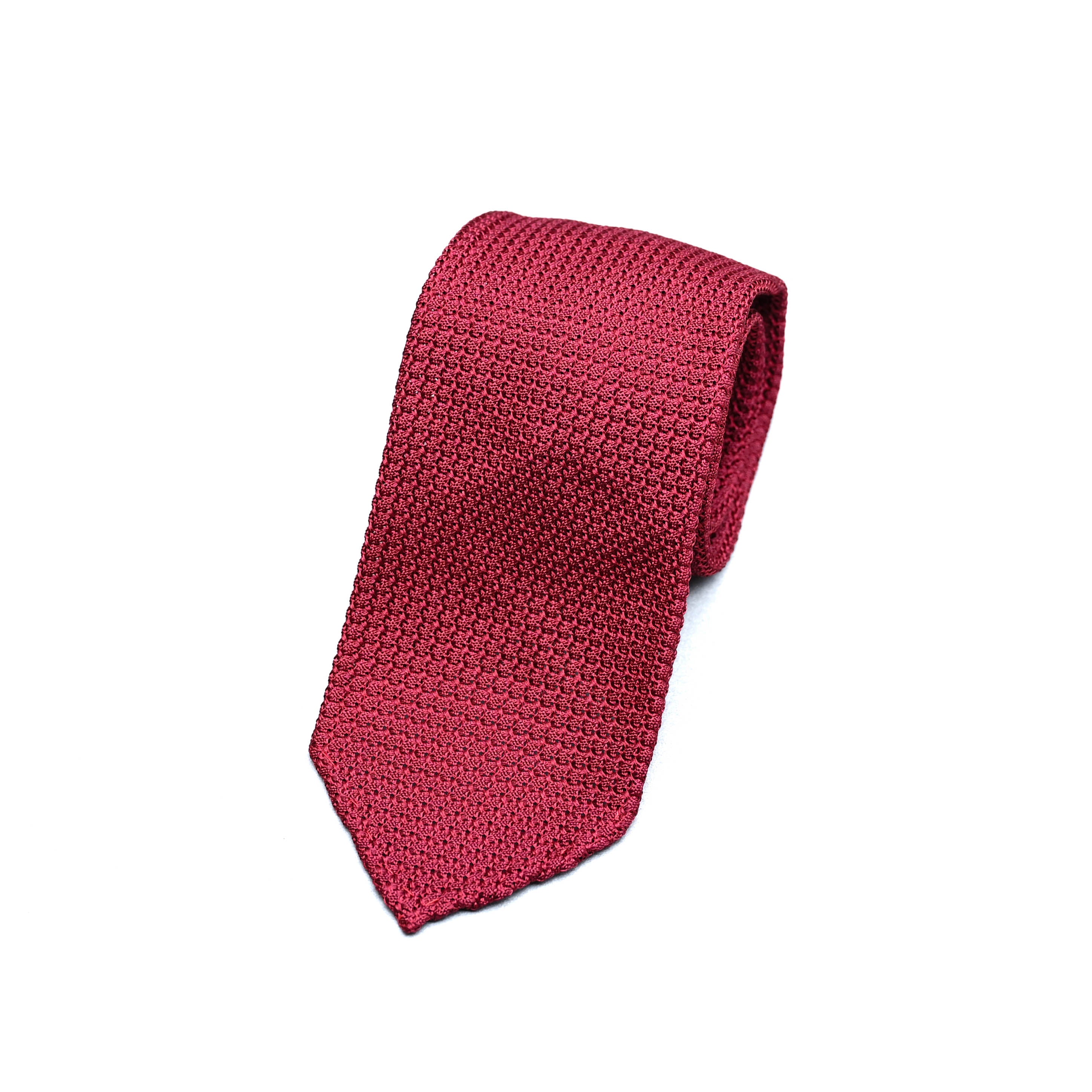 Garza Gross Grenadine Silk Tie in Red