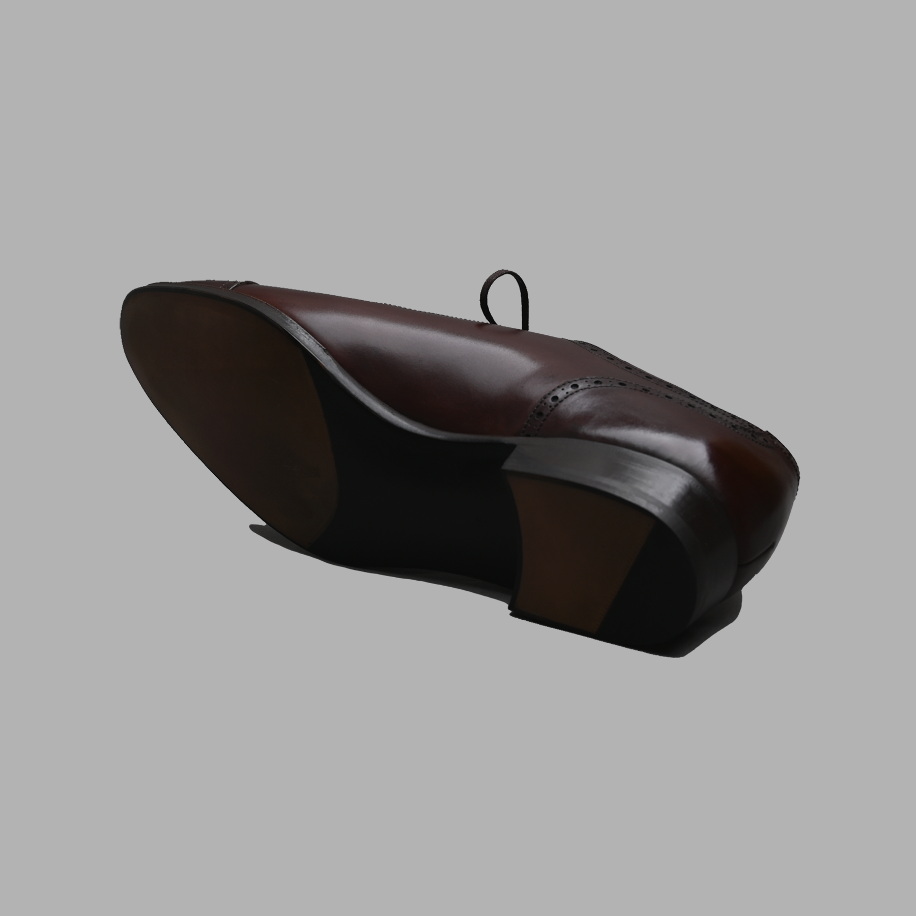 Erskine Hand Grade Adelaide Cap Toe Oxford in Dark Brown Vocalou Calf Leather