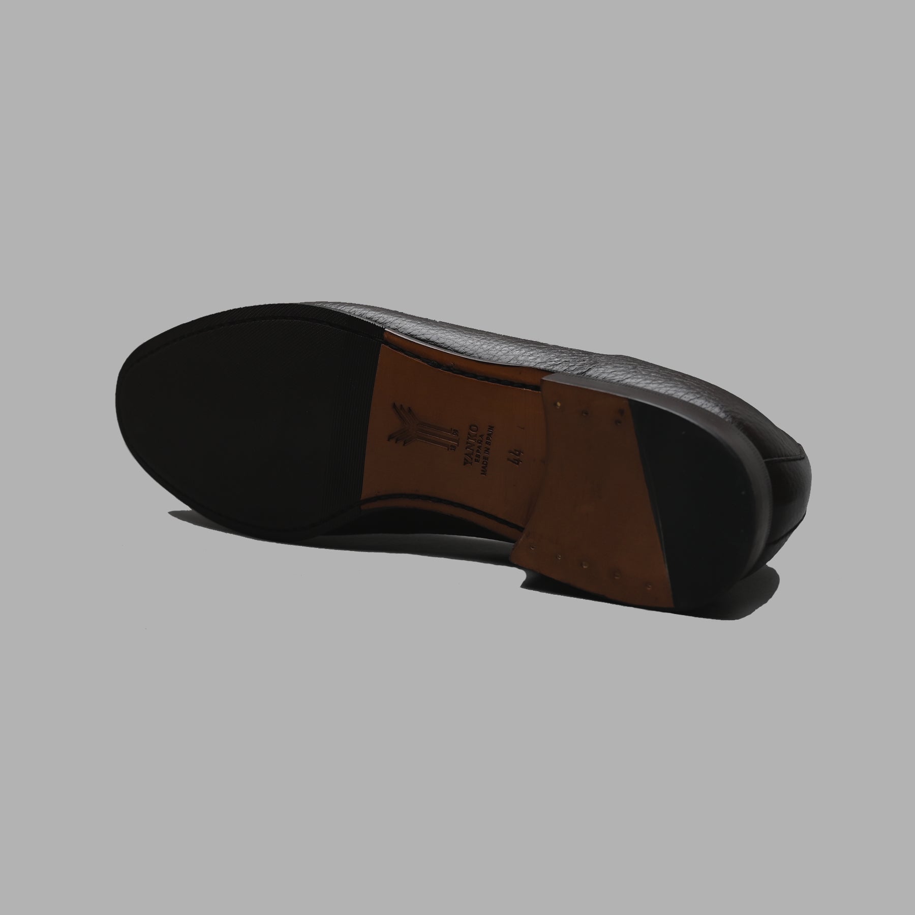 Classic Belgian Loafer in Dark Brown Deerskin Leather