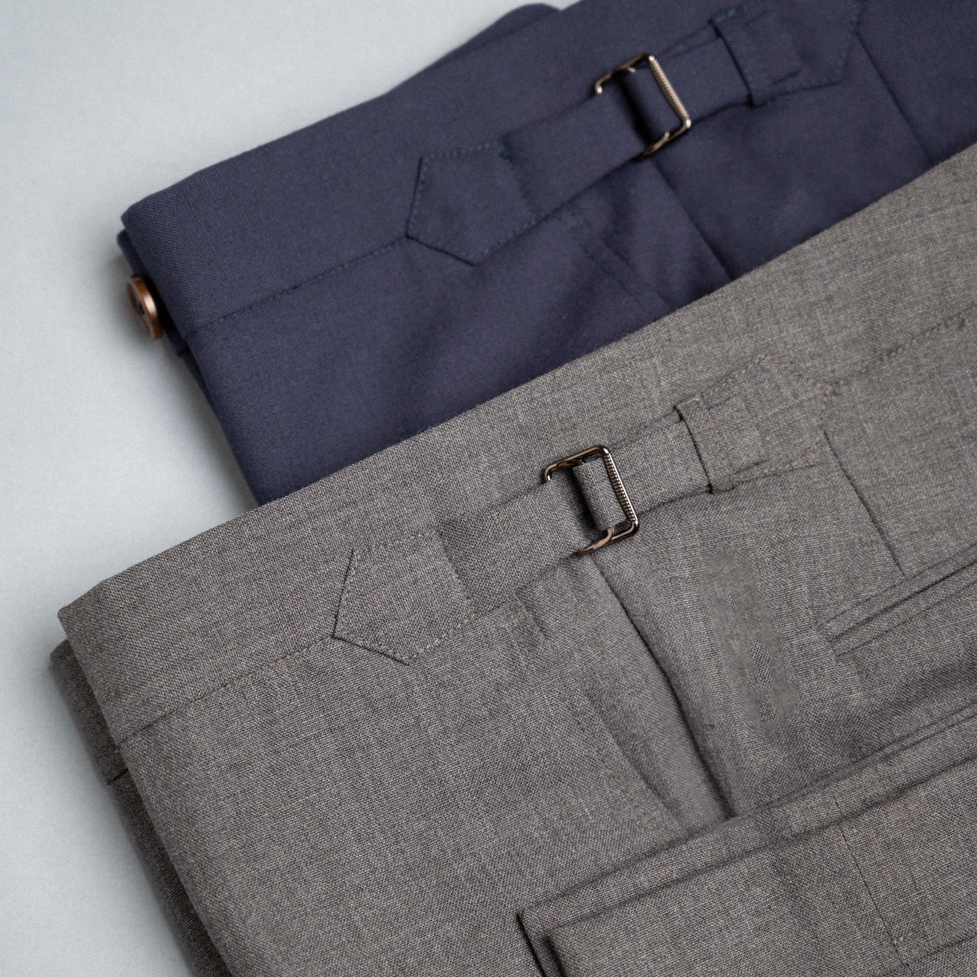 Classic Wool Trousers in Dugdale's "New Fine Worsted" Fabric
