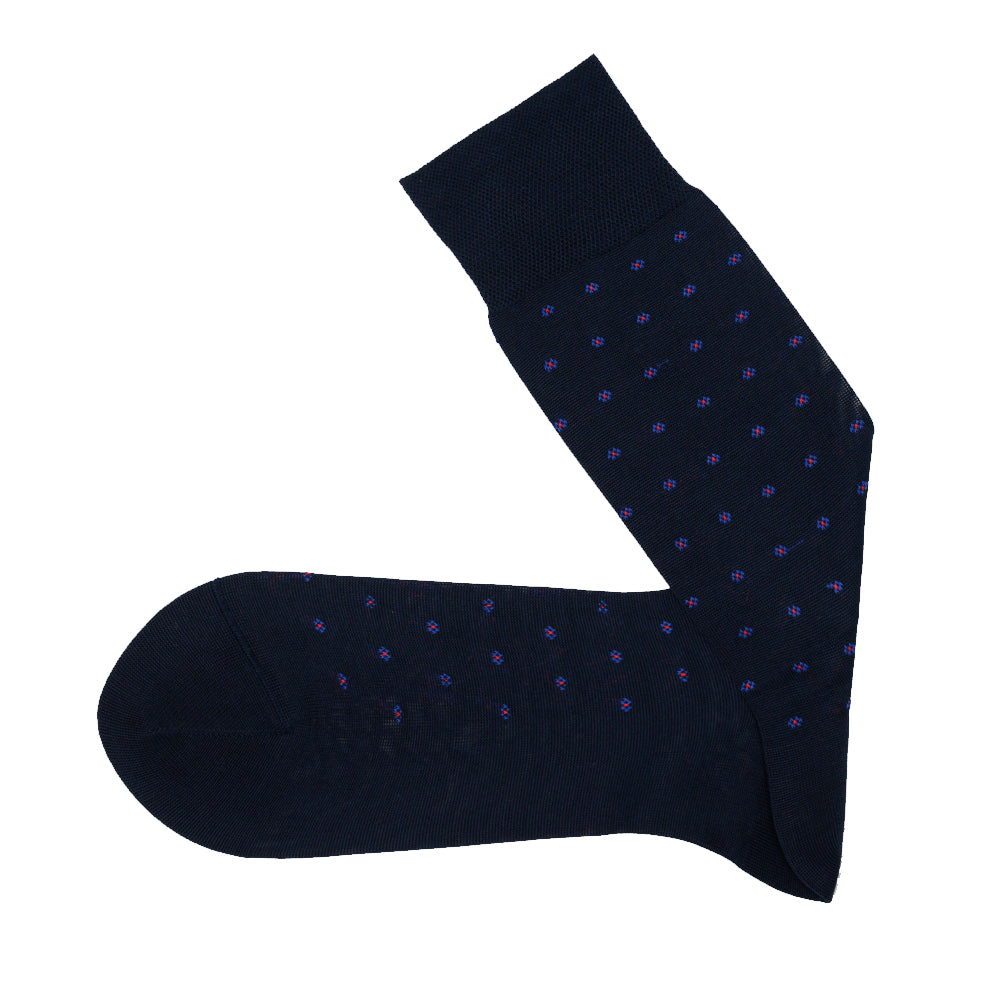 Viccel / Celchuk Mid Calf Flower Dots Cotton Socks