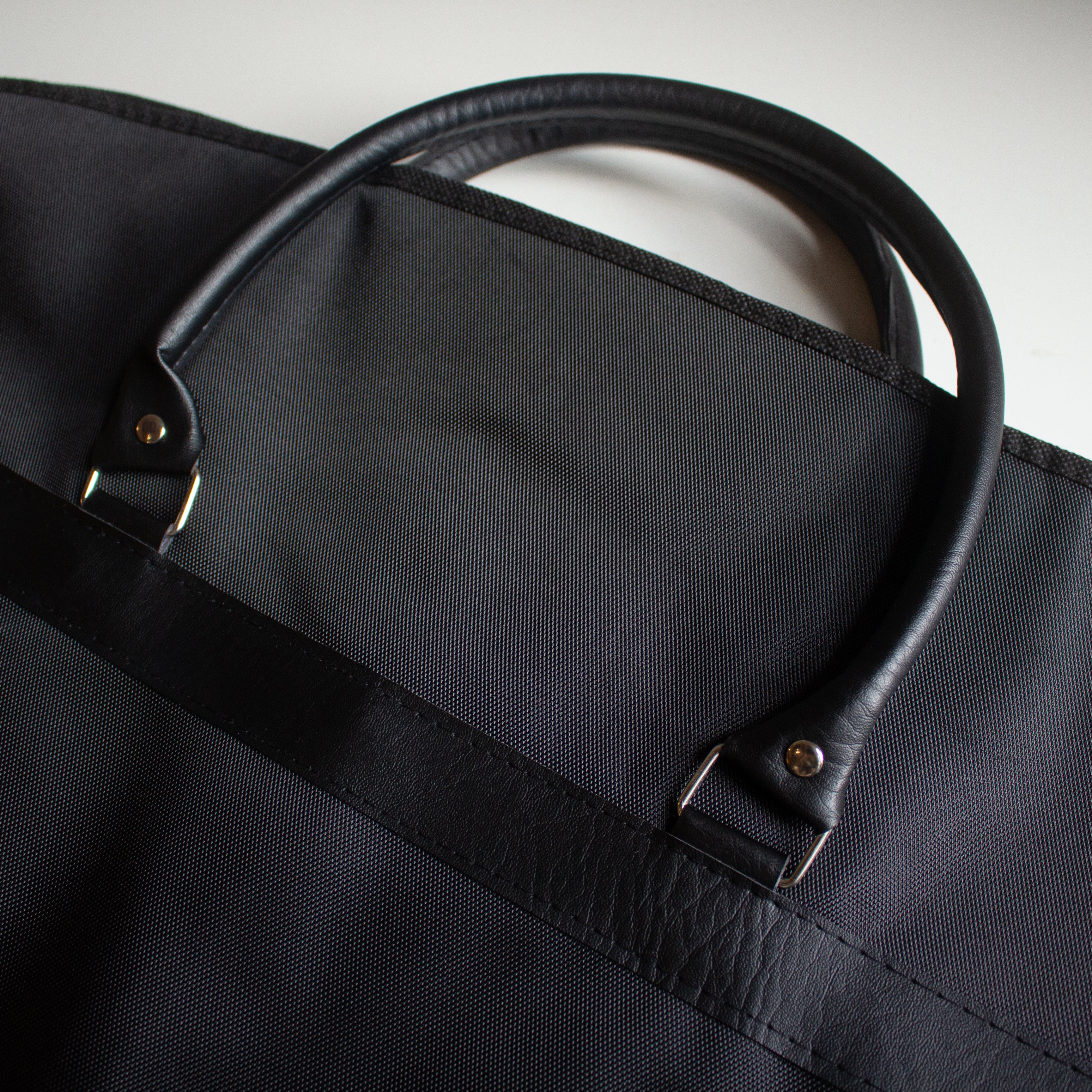 Garment Carrier Faux Leather Handle