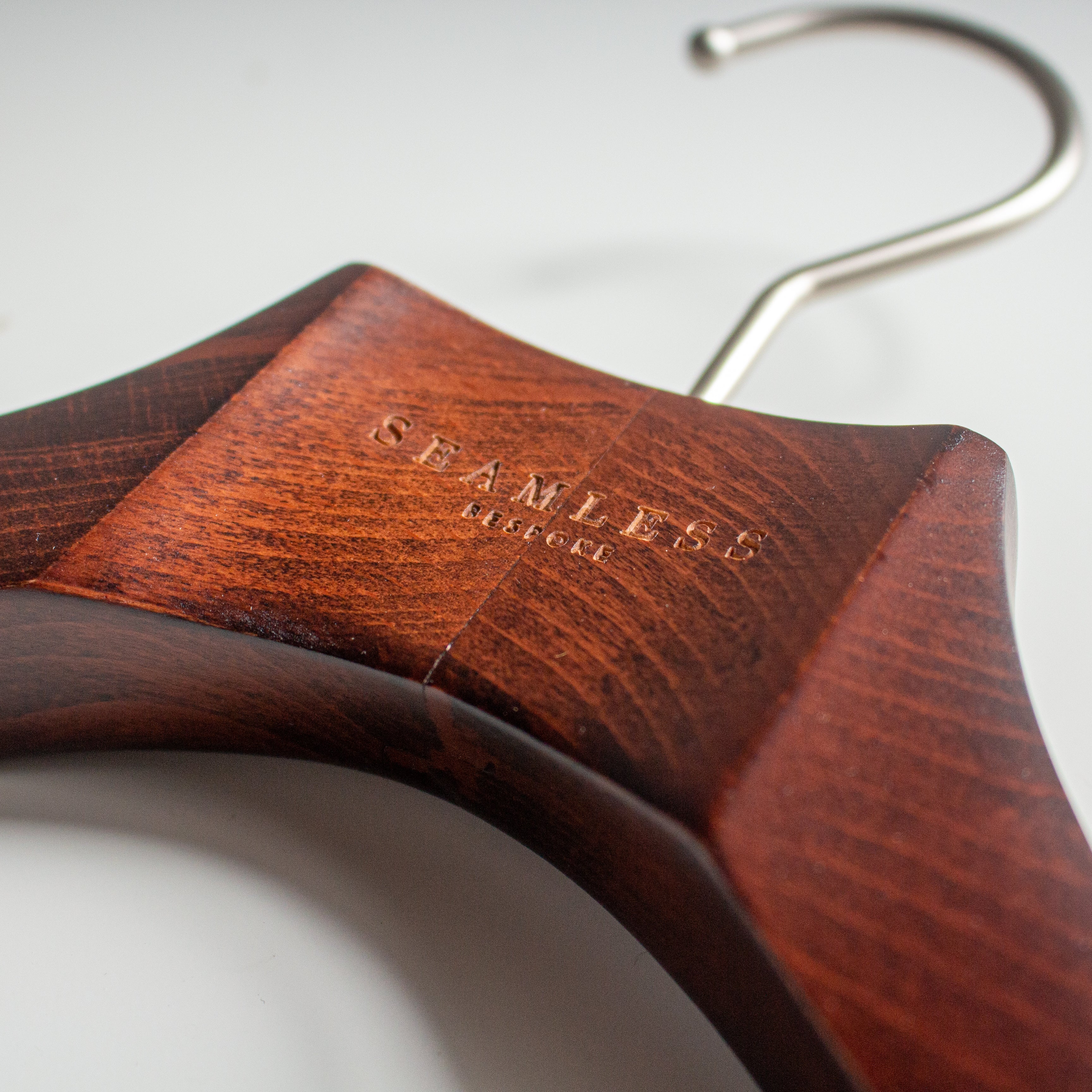 Wooden Hanger Logo Engraving