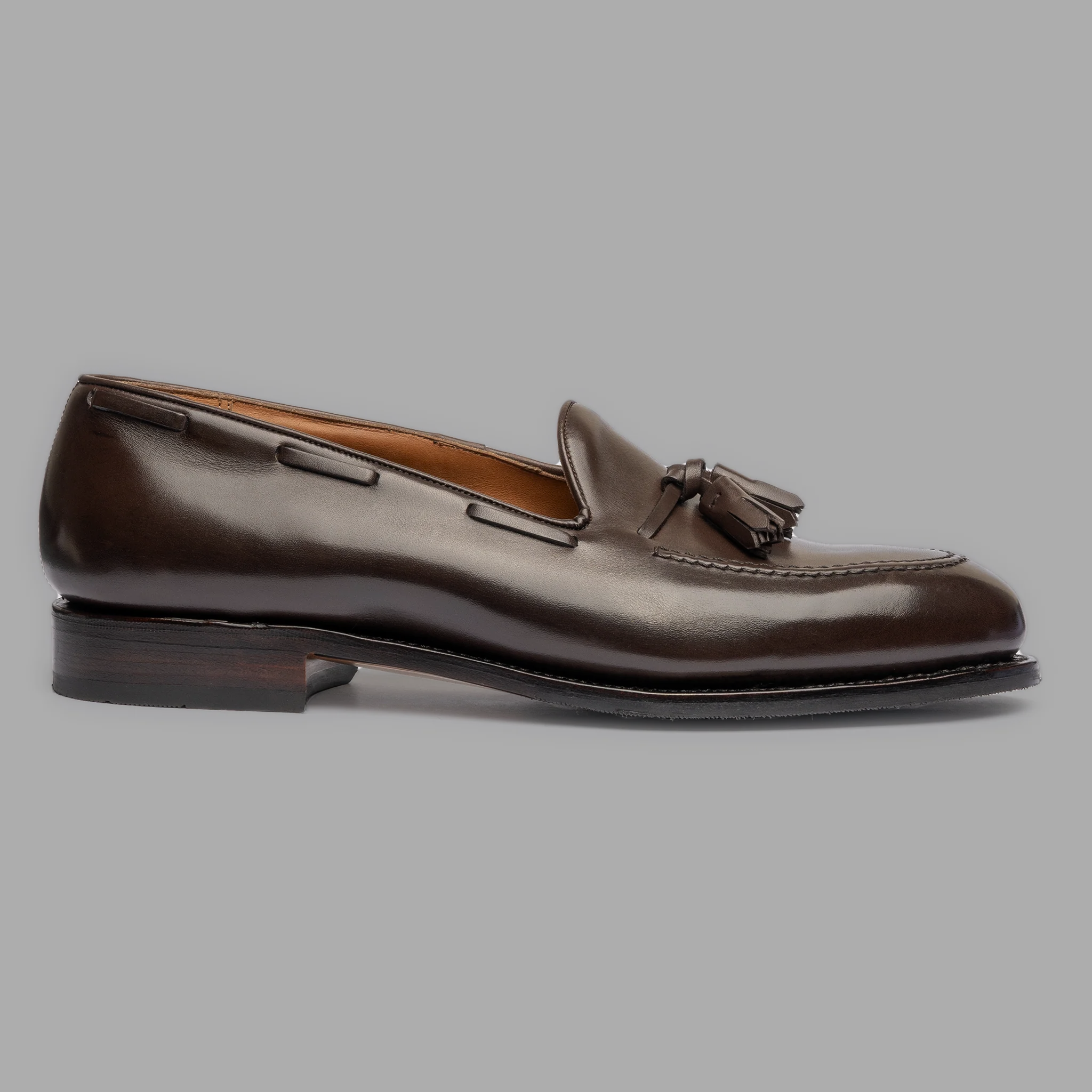 Ivy Loafer in Bitter Choco Calf Leather