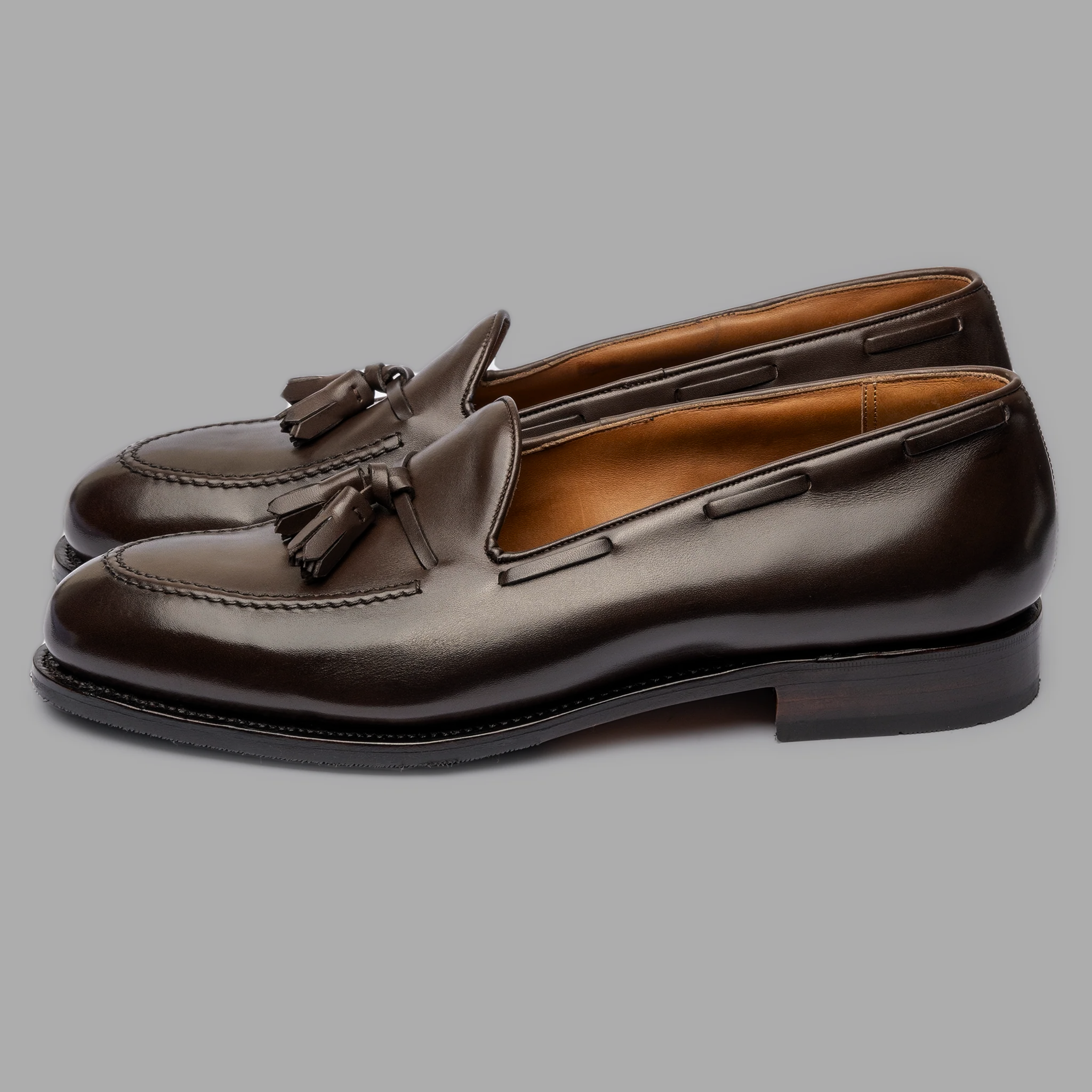 Ivy Loafer in Bitter Choco Calf Leather
