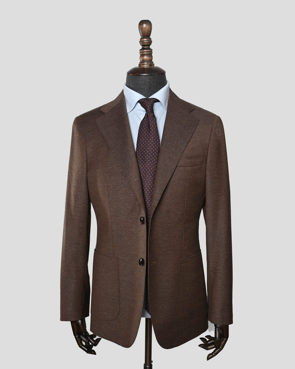 Brown Speckled Sports Jacket | Adriano Model
