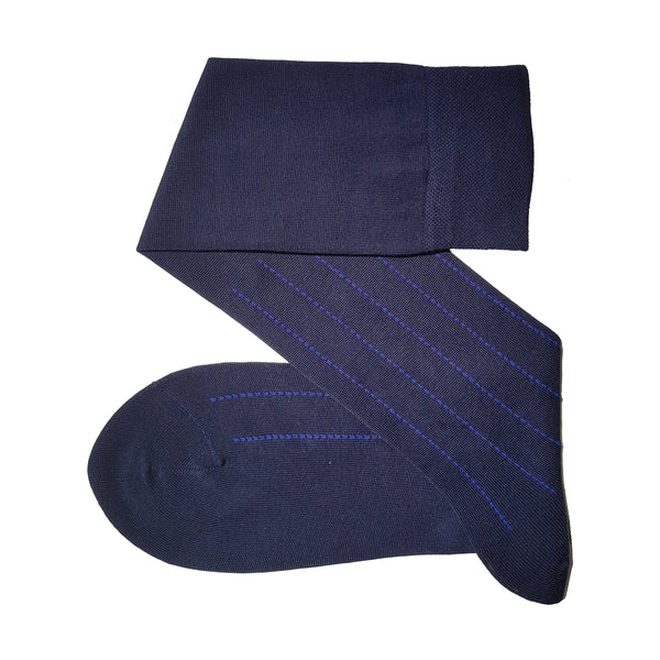 Viccel / Celchuk Mid Calf Pindot Stripe Cotton Socks