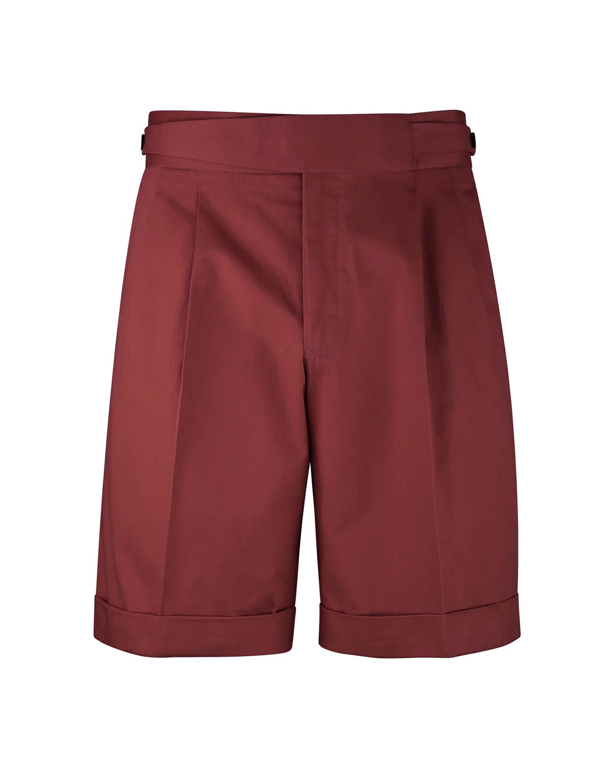 Dugdale Cotton Gurkha Shorts in Red
