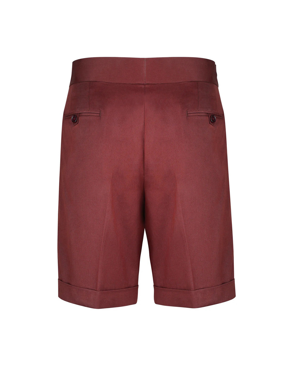 Dugdale Cotton Gurkha Shorts in Red