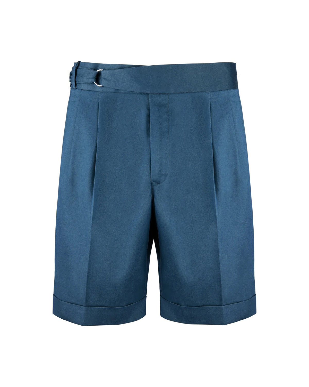 Dugdale Cotton D-Ring Shorts in Teal Size 30