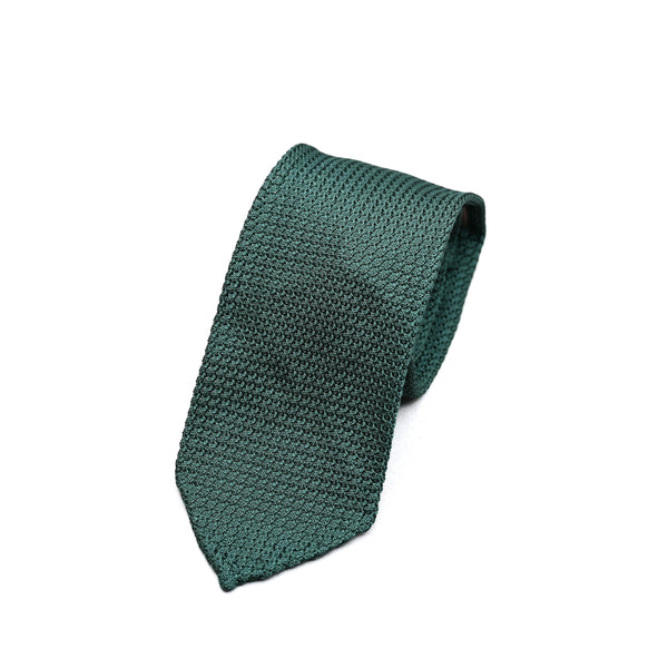 Grenadine Silk Tie in Green