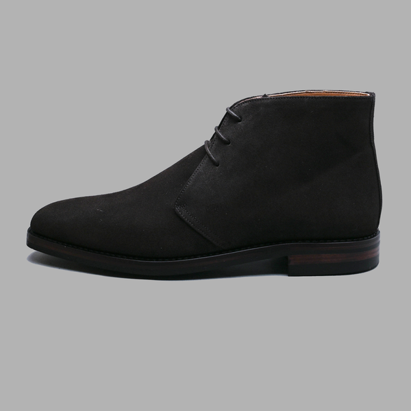 Chukka Boot in Dark Brown Suede Leather