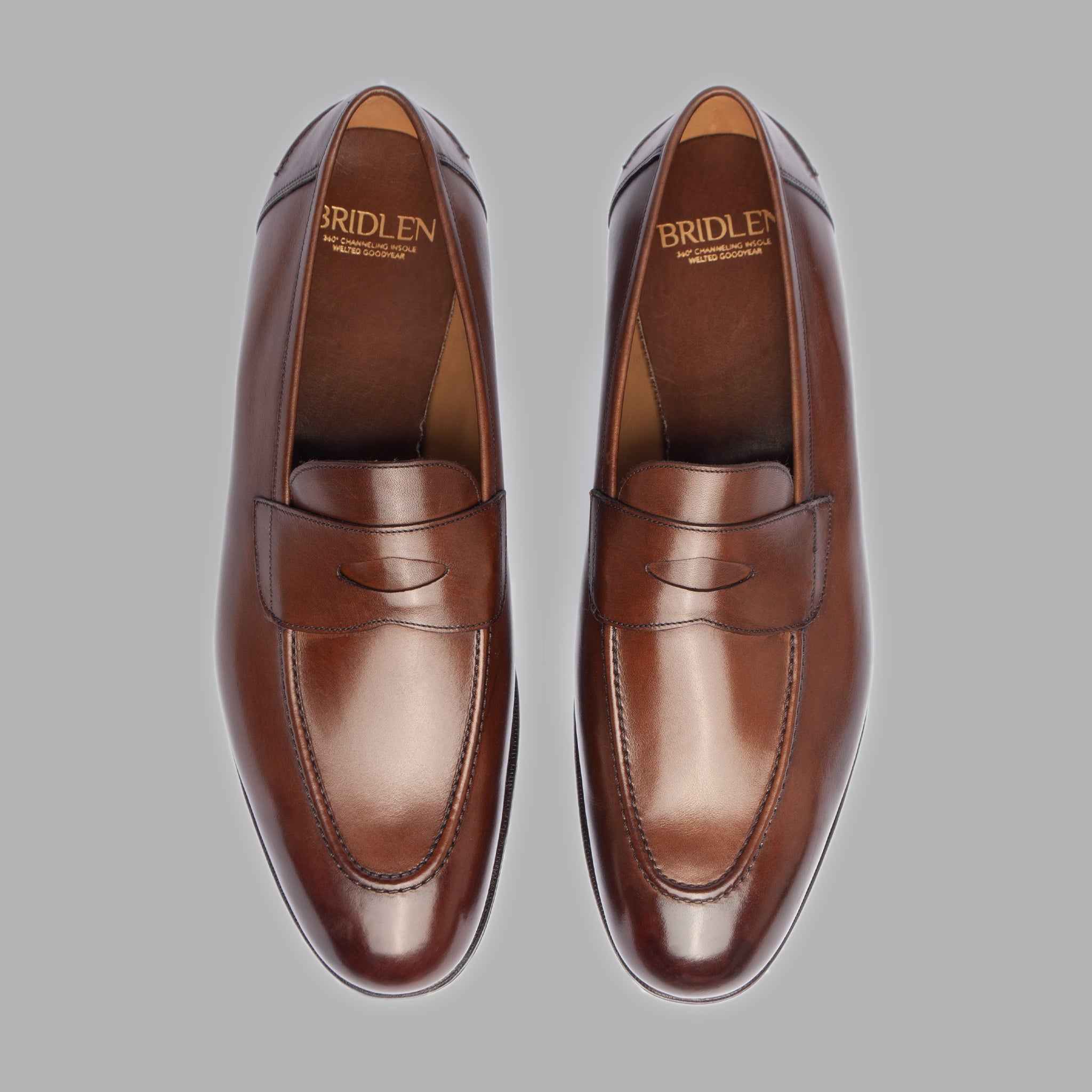 Penny Loafer II in Brown Calf Leather