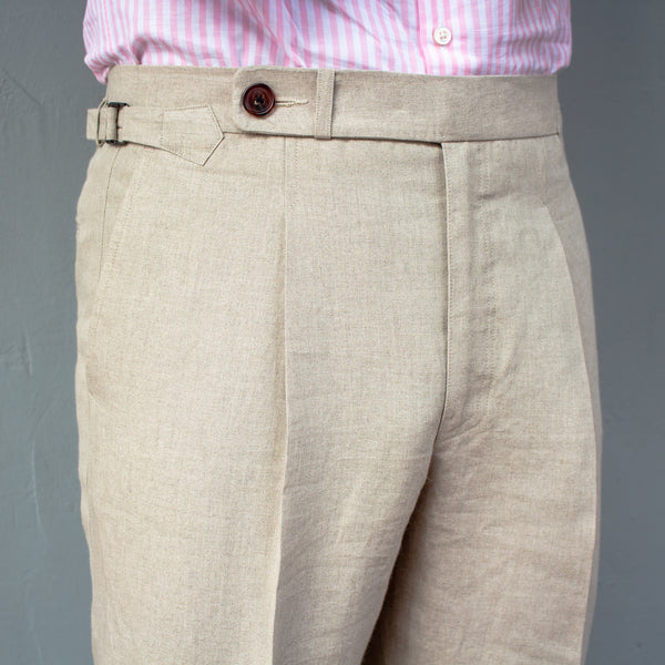 Classic Trousers in Dugdale's "Lisburn" Linen Fabric